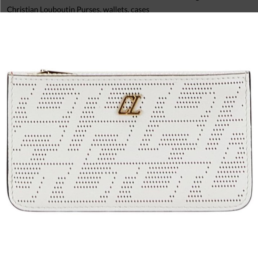 Christian Louboutin Punching Leather Coin and Card Case - Picture 2 of 10